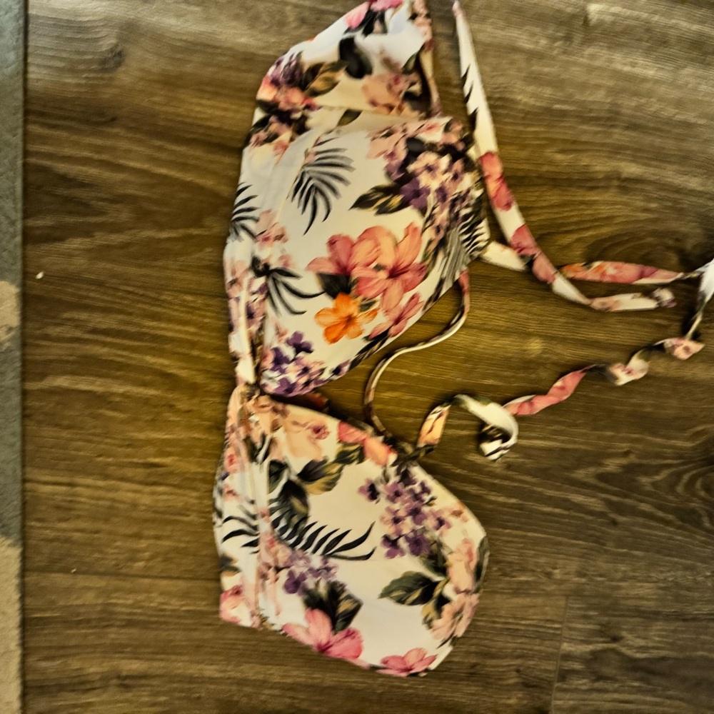 Tropical Floral Bikini top